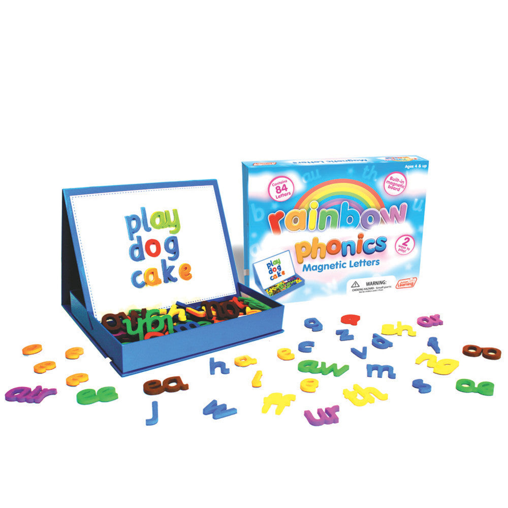 Junior Learning Rainbow Phonics Magnetic Letters Set - Educational Toy for Ages 4-6