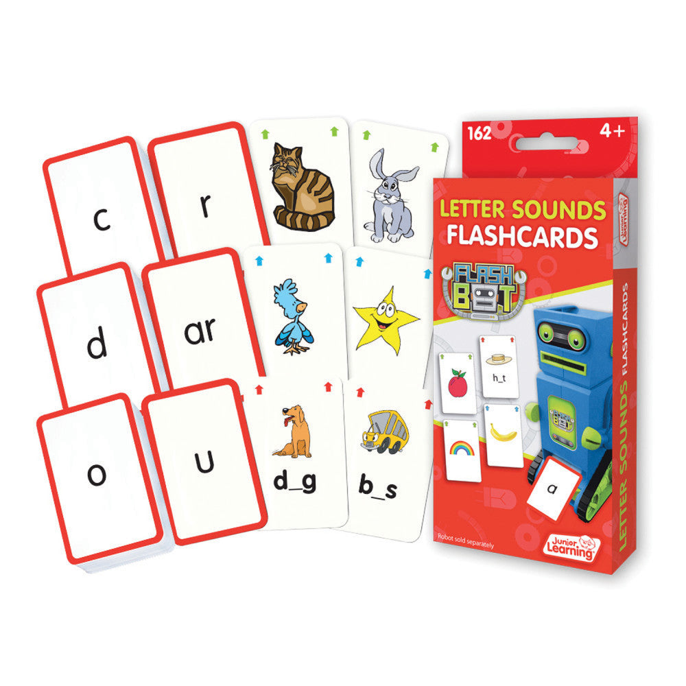 Junior Learning Letter Sounds Flashcards - Educational Toy for Ages 4+