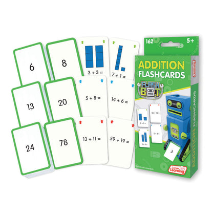 Junior Learning Addition Flashcards Set - Educational Math Game for Ages 5-6