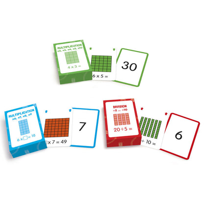 Junior Learning Multiplication Flashcards Set - Educational Math Game for Ages 5-6