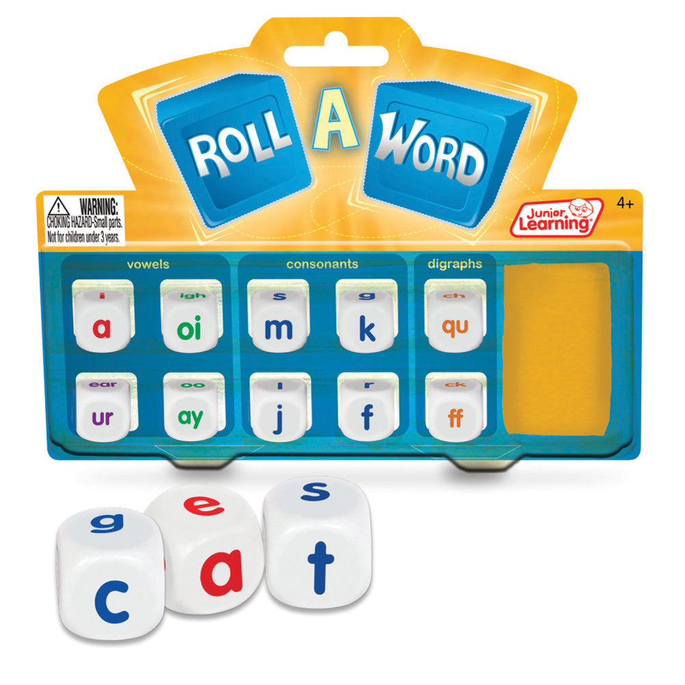 Junior Learning Roll a Word Educational Dice Game