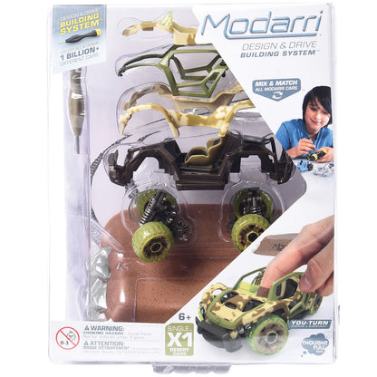 Modarri: X1 Desert Camoflauge - Single DIY Design & Build Toy Car, Kids Ages 6+