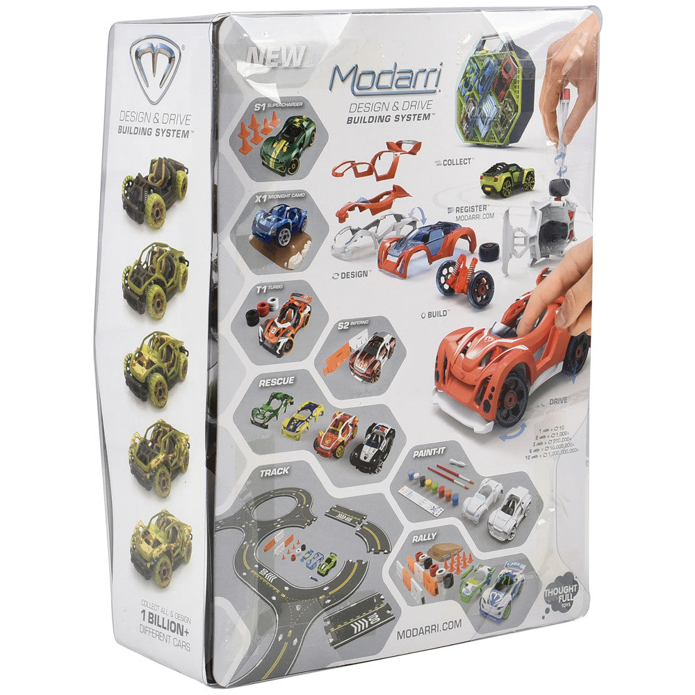 Modarri: X1 Desert Camoflauge - Single DIY Design & Build Toy Car, Kids Ages 6+