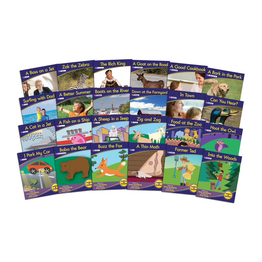 Junior Learning 12-Piece Phonics Readers Fiction Set