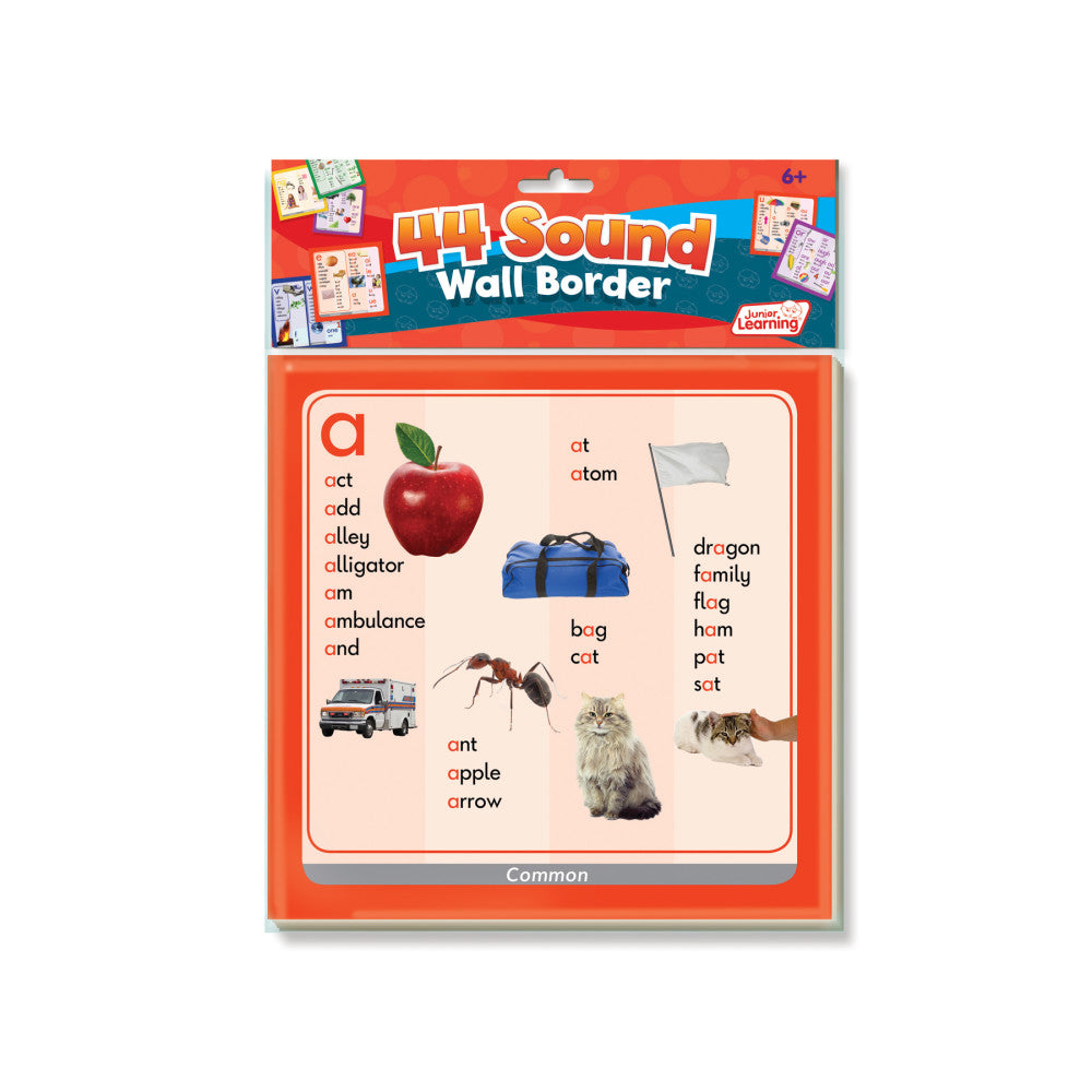 Junior Learning 44 Sound Wall Border - Educational Spelling Tool