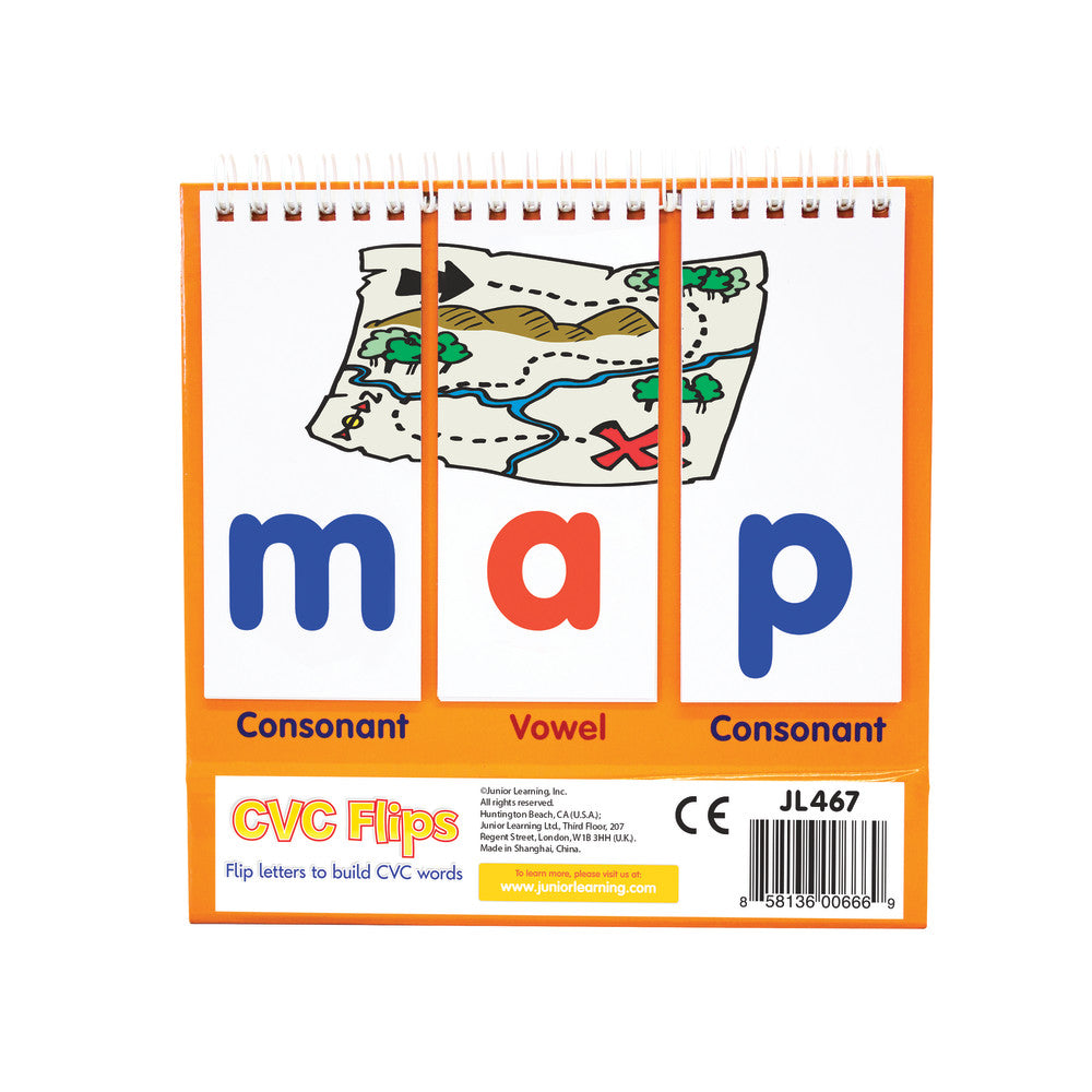 CVC Flips Junior Learning - Interactive Spelling Toy for Ages 4-5