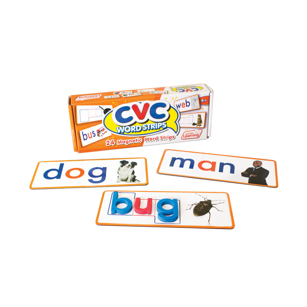 Junior Learning CVC Word Strips - Magnetic Educational Set