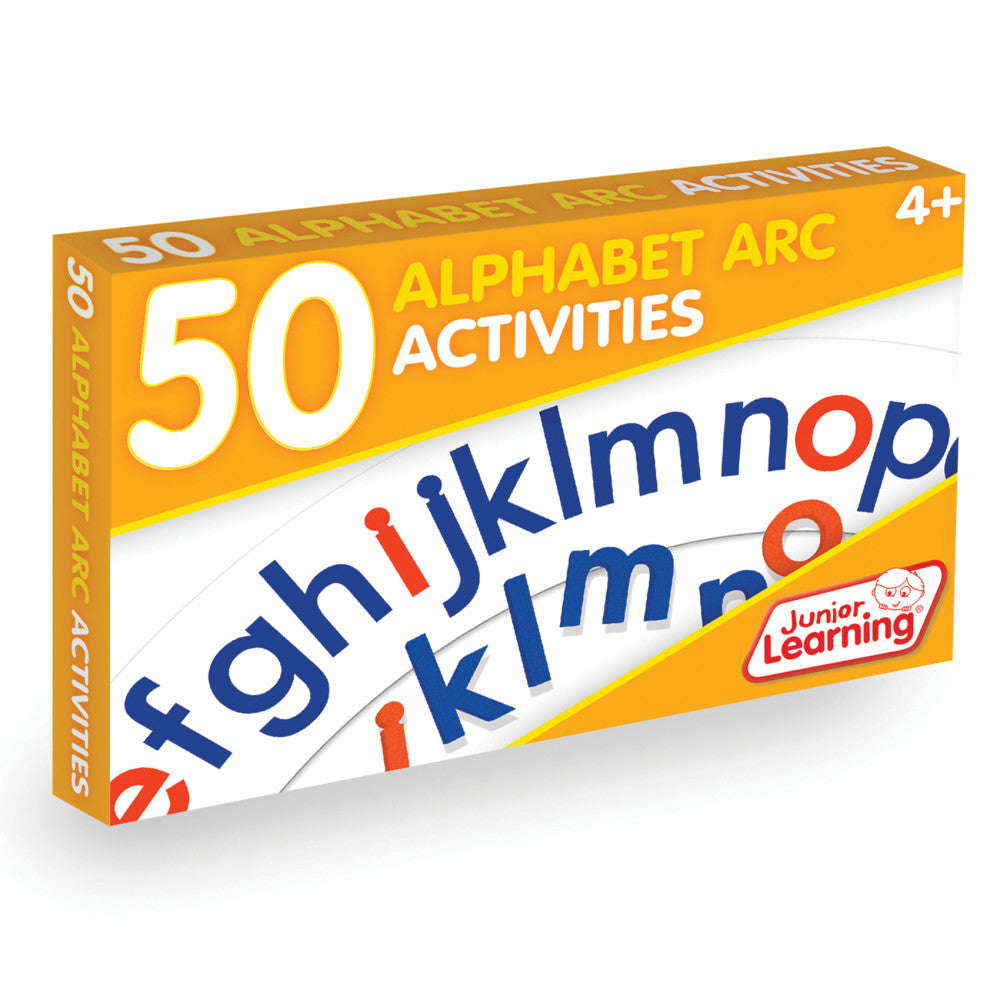 Junior Learning 50 Alphabet Arc Activities - Educational Set for Ages 4-5