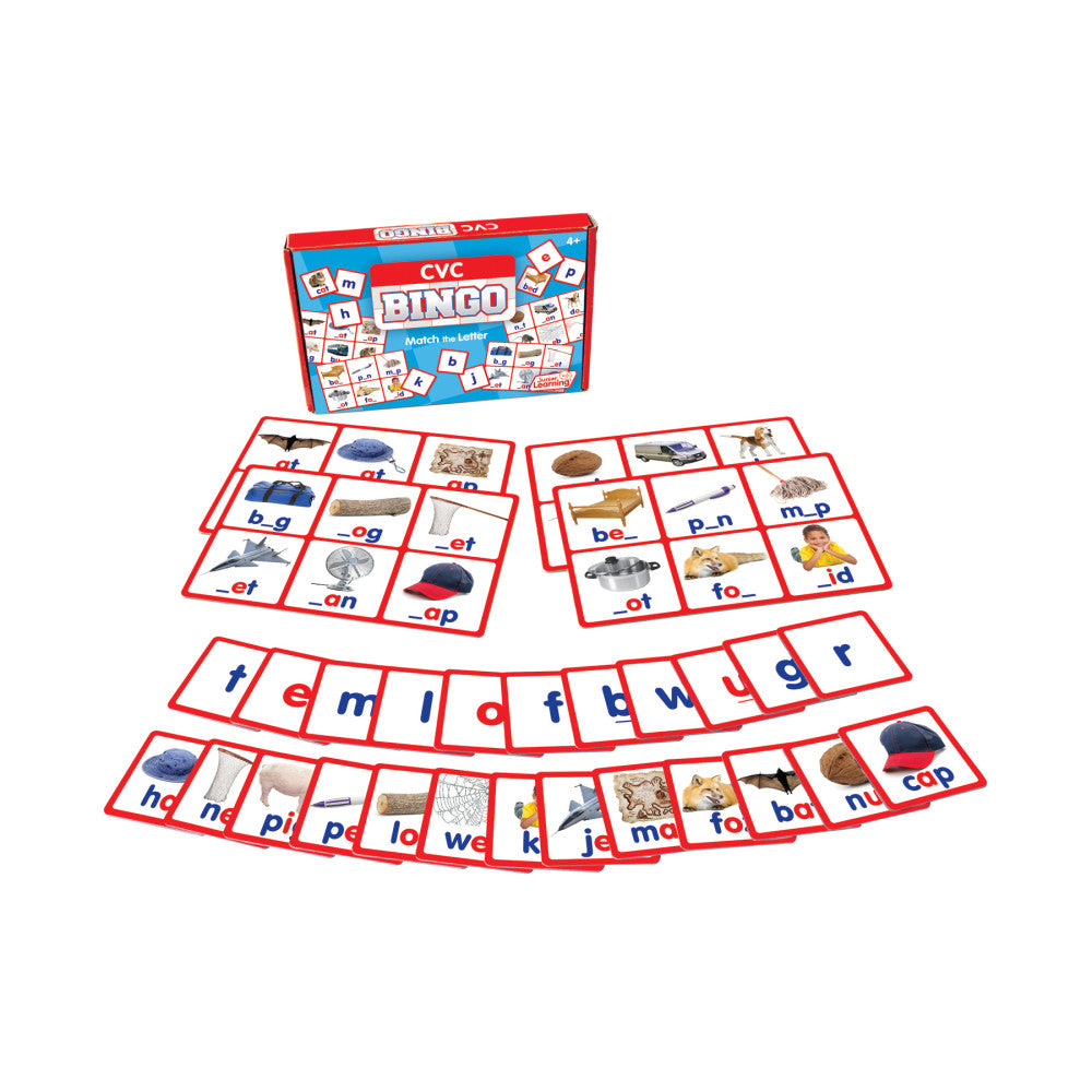 CVC Bingo Junior Learning Game - Educational Matching for Ages 4+