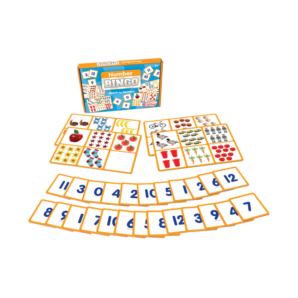 Junior Learning Number Bingo Game - Educational Counting Toy for Ages 4-6