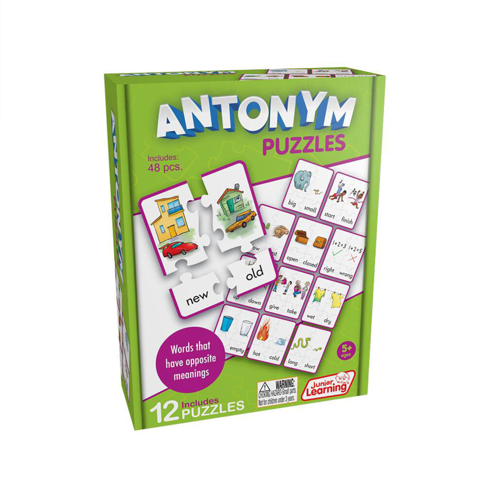 Antonym Puzzles Junior Learning Set - Educational Toy for Ages 5-8