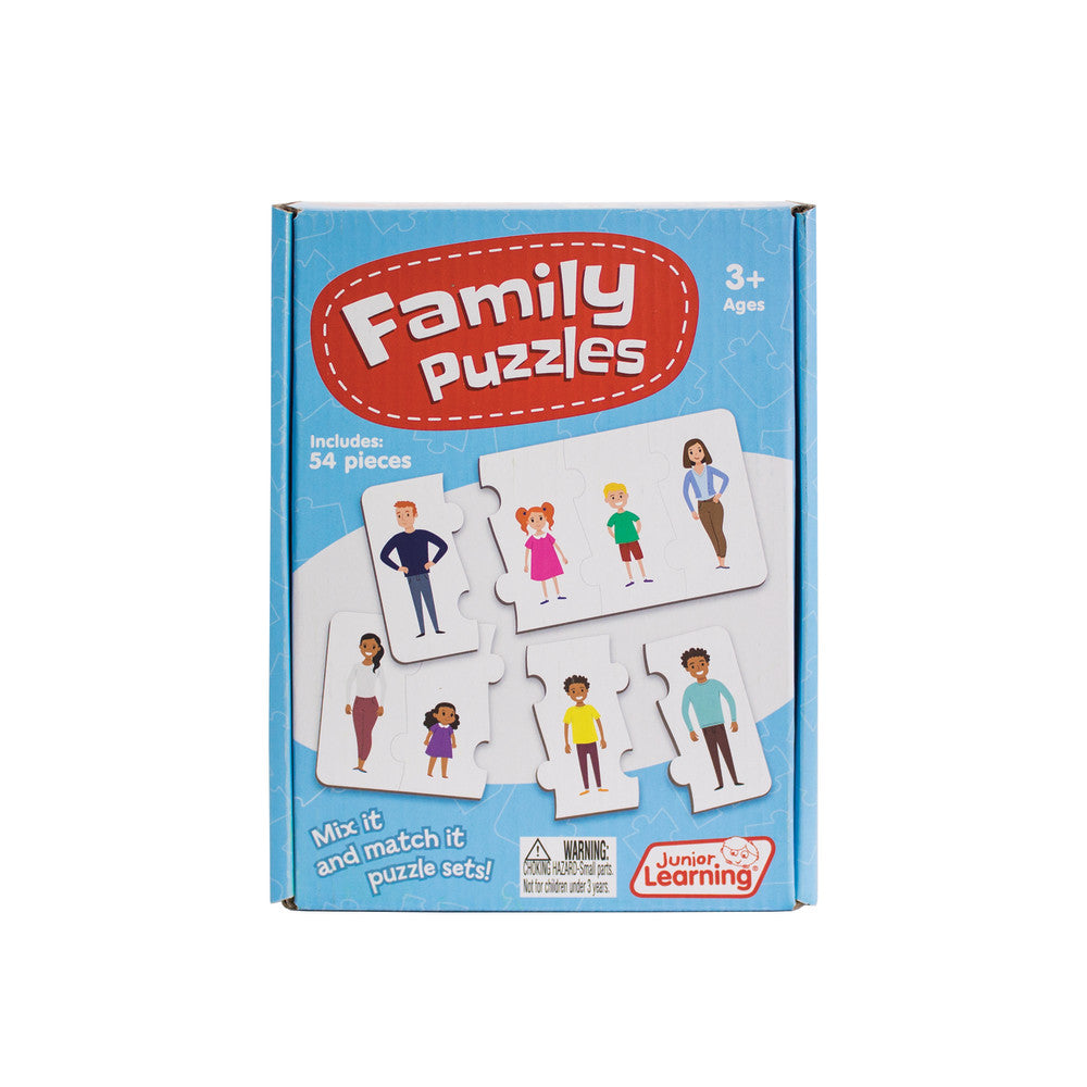 Junior Learning 54-Piece Family Diversity Puzzle - Educational Jigsaw