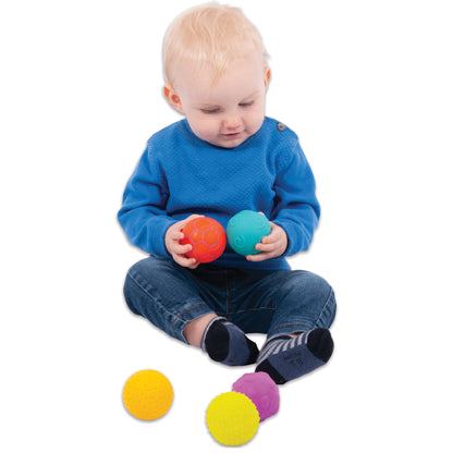 TickiT Sensory Texture Balls - Set of 6 for Toddlers