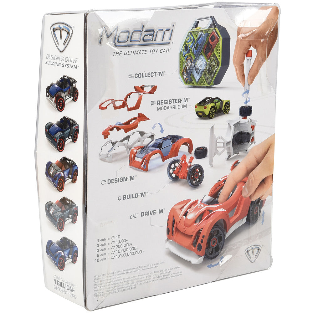 Modarri: R1 Roadster - Deluxe Single DIY Design & Build Toy Car, Kids Ages 6+