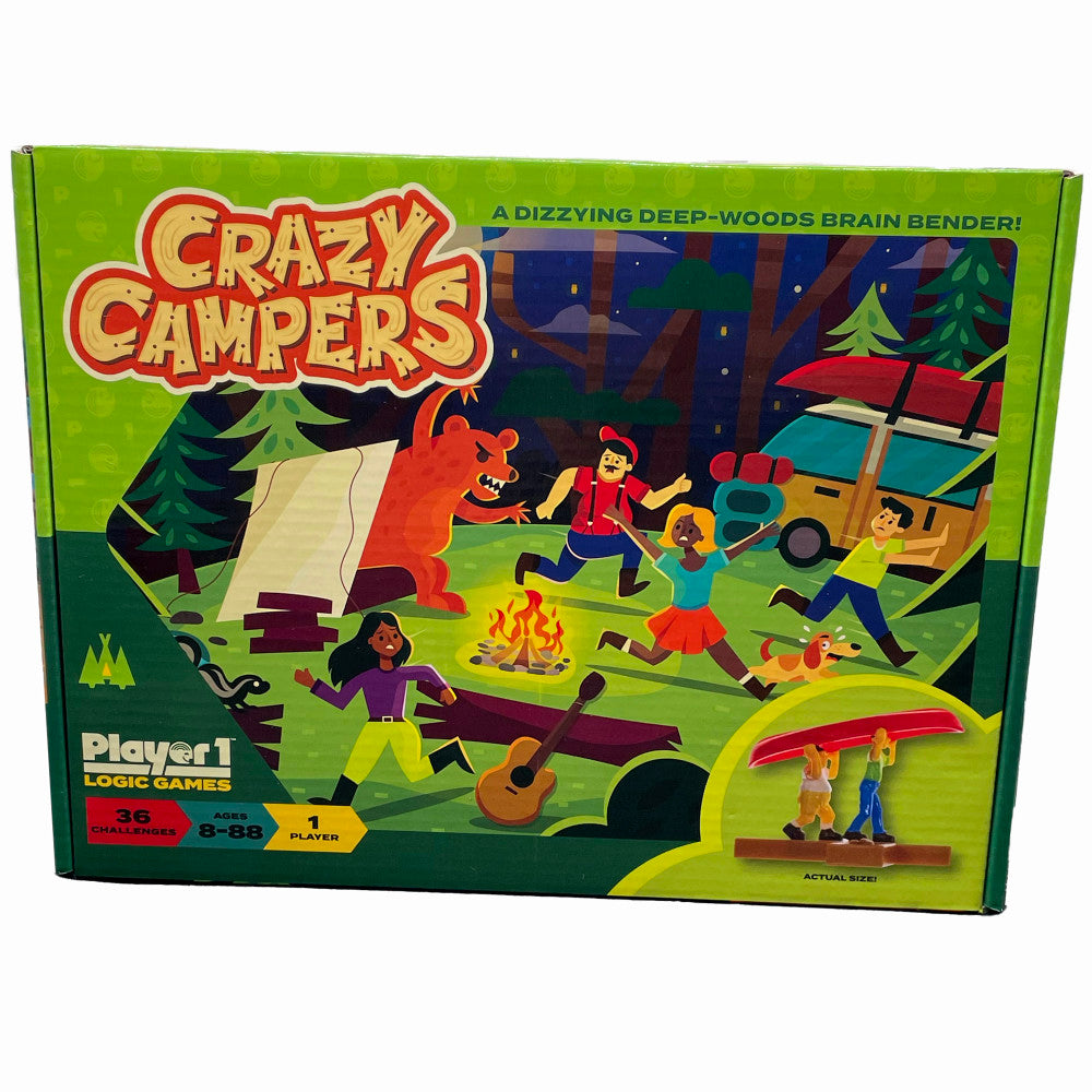 Crazy Campers Single Player Logic Puzzle Game