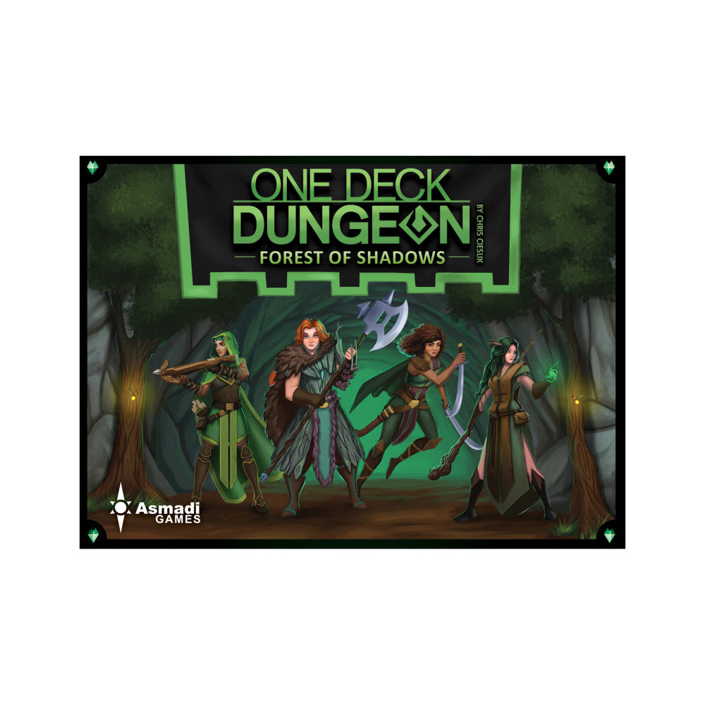 Asmadi Games One Deck Dungeon: Forest of Shadows Cooperative Board Game