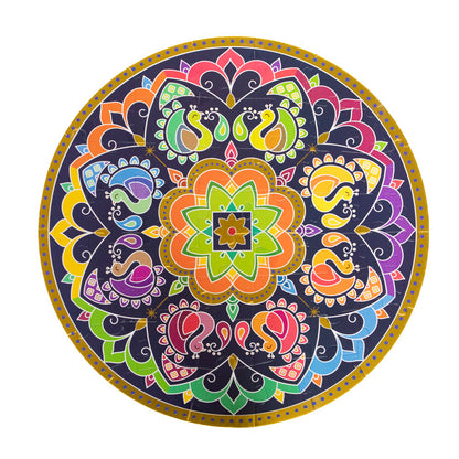 Kulture Khazana Rangoli Mandala 48-Piece Floor Puzzle