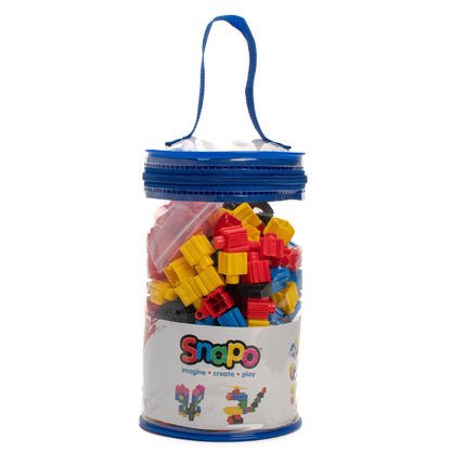 Snapo: Advanced Builder's Kit - 300 pcs - Colorful Blocks