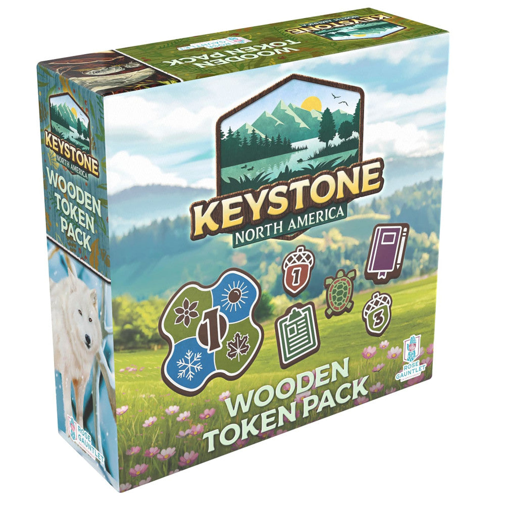 Rose Gauntlet Entertainment: Keystone North America Wooden Token Upgrade Pack