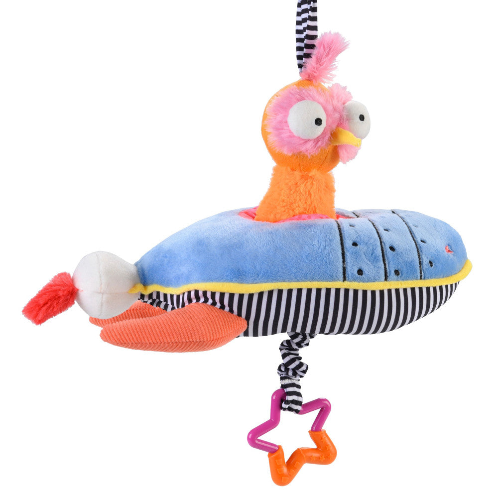 Inklings Baby Ollie The Oddball Oddbird Musical Pull Toy - Blue Rocket