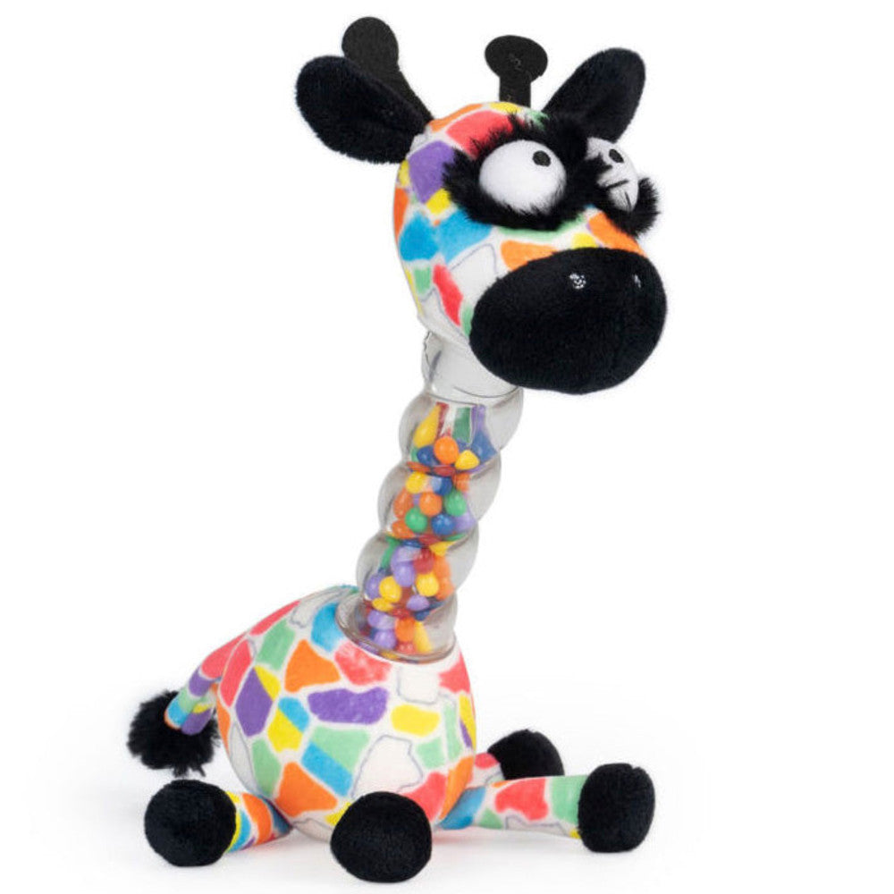 Inklings Baby Jaffy - Multicolor Fringed Footed Giraffe Rattle & Plush Toy