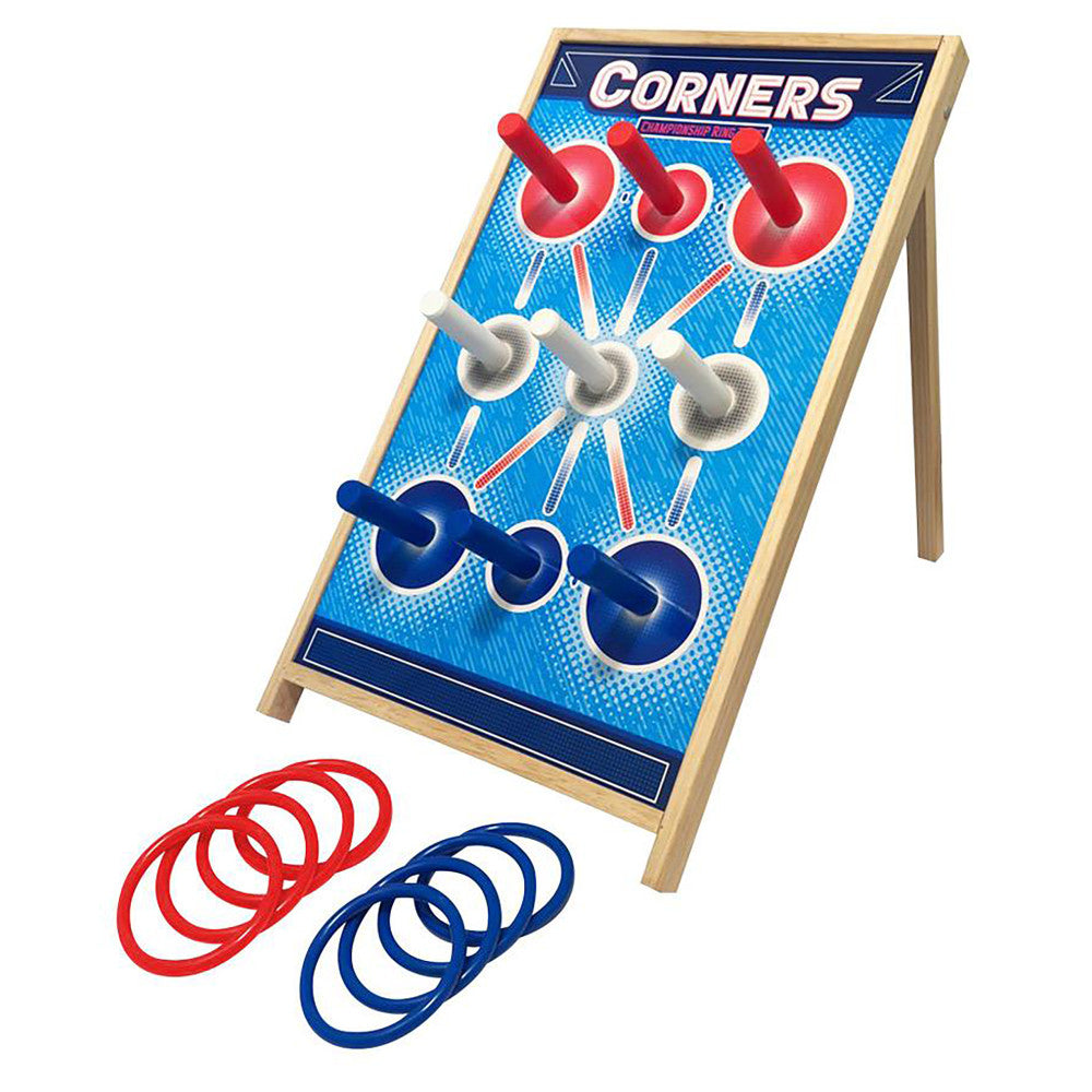 Corners Championship: Strategic Ring Toss Game - Outdoor & Party Fun, Ages 6+