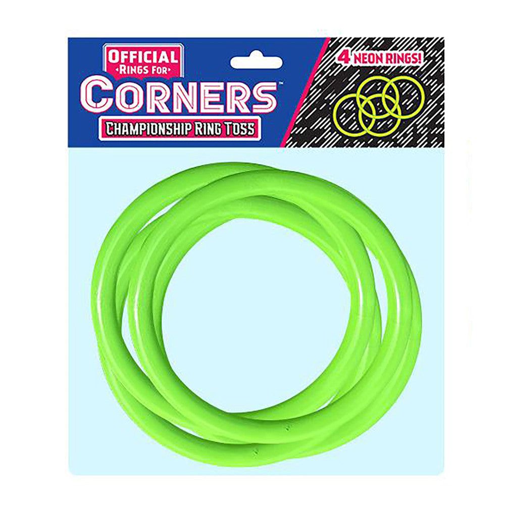 Corners Championship 4pc Green Ring Toss Set - Outdoor & Indoor Fun