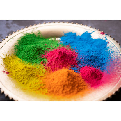 Kulture Khazana Natural Holi Color Powder - 5 Pack, 1lb Each, Washable