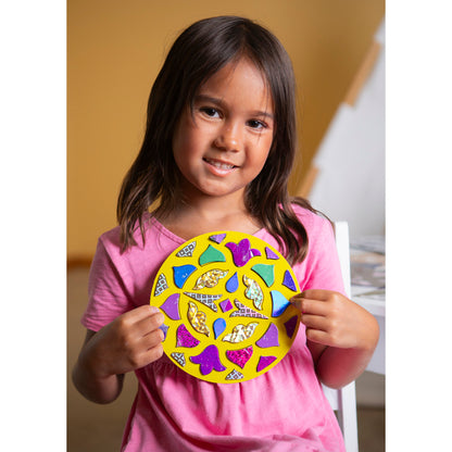 Kulture Khazana: Foil Craft Kit: Rangoli Mandala – DIY Shiny Designs, Ages 4+