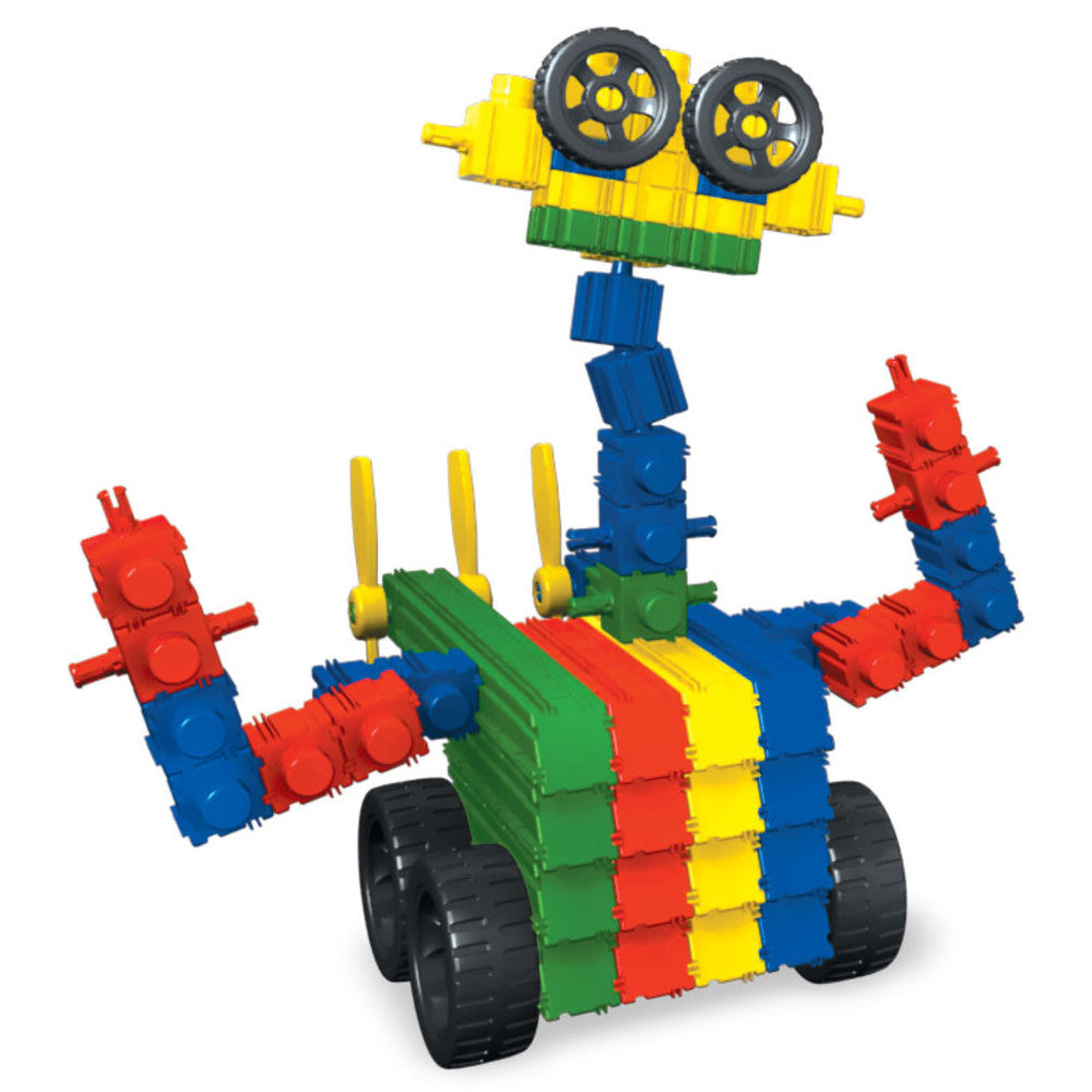 Snapo: Epic Builder's Kit - 550 pcs - Colorful Blocks & Wheels