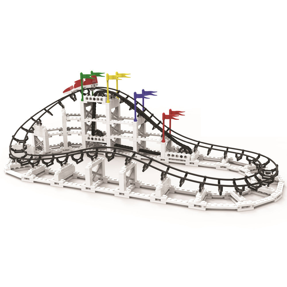 CDX Blocks Little Dipper Roller Coaster Building Set - 332 Pieces