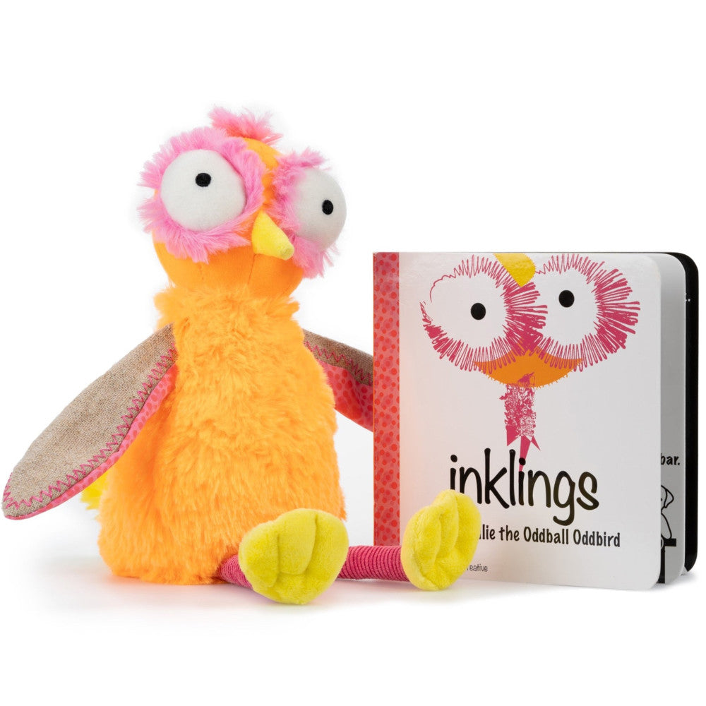 Inklings Ollie The Oddball Oddbird Plush & Board Book Set for Toddlers