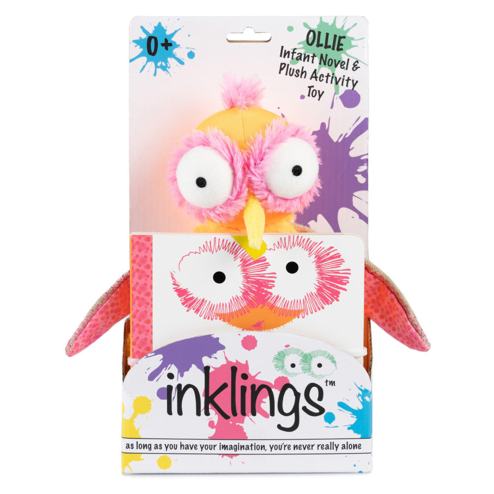Inklings Ollie The Oddball Oddbird Plush & Board Book Set for Toddlers