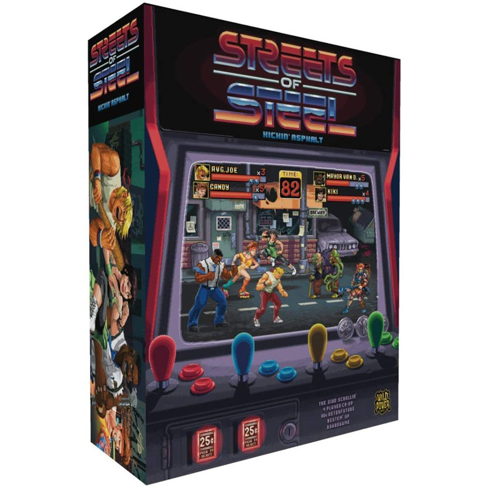 Streets of Steel: Kickin Asphalt Retro Tabletop Arcade Game