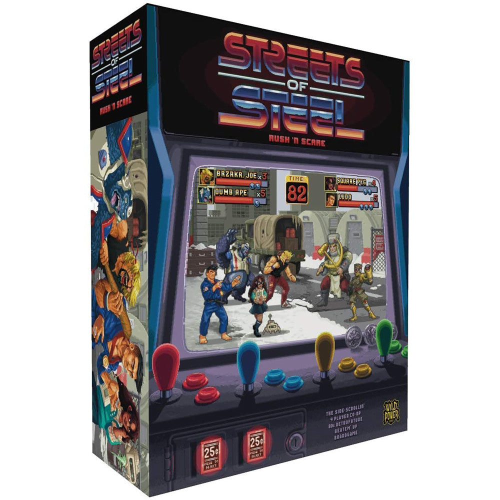 Streets of Steel: Rush N Scare Retro Tabletop Arcade Game