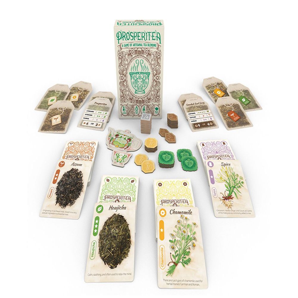 Prosperitea Artisanal Tea Blending Strategy Board Game