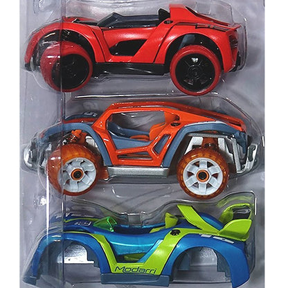 Modarri: Deluxe Car 3 Pack - S1 Street, T1 Track, X1 Dirt, Kids Ages 6+