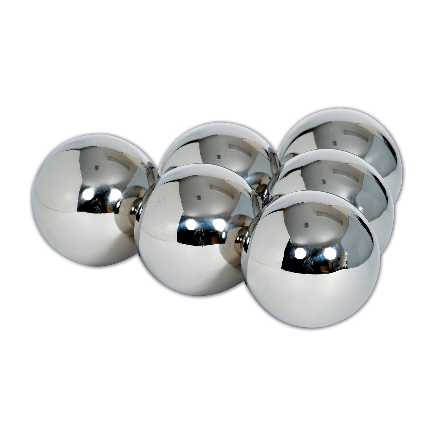 TickiT Mystery Sensory Balls - Set of 6: Reflective Stainless Steel