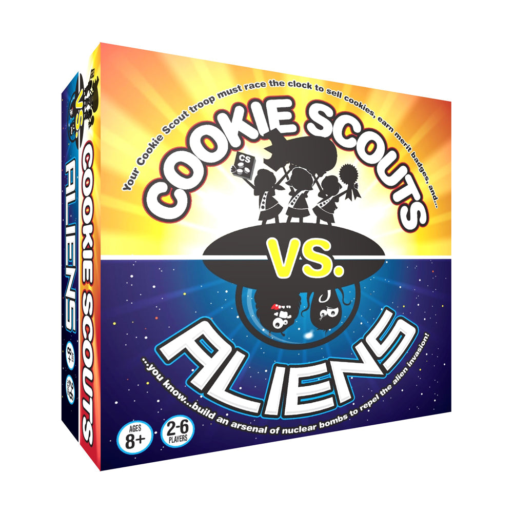 Cookie Scouts vs. Aliens Cooperative Board Game