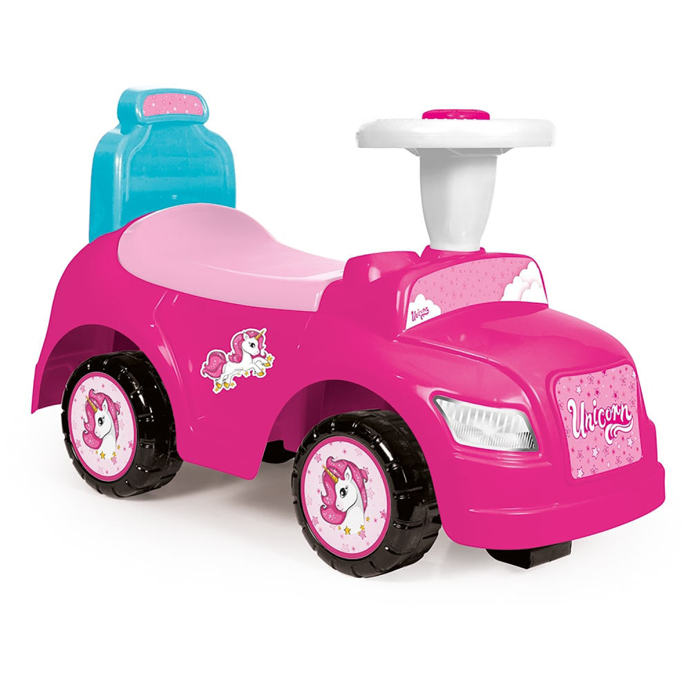 Dolu: Ride On Car: 2-In-1 Walk & Drive - Unicorn, Pink, Blue