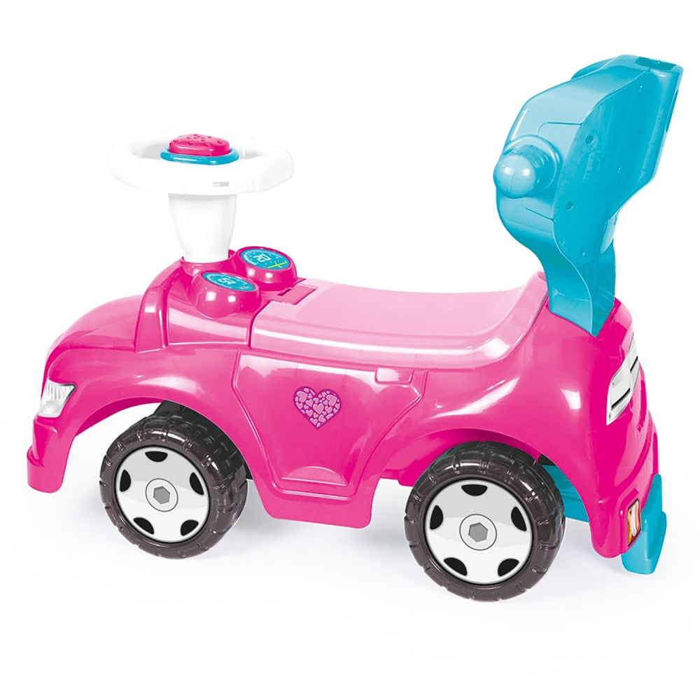 Dolu: Ride On Car: 4-In-1 Walk & Drive - Unicorn & Pink