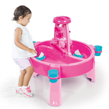 Dolu: 3-In-1 Water & Sand Activity Table - Unicorn, Pink, Blue