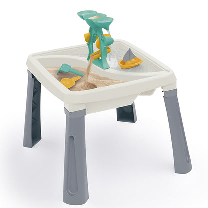 Dolu: 3-In-1 Activity Table: Sand, Water & Creativity - White, Green, Yellow