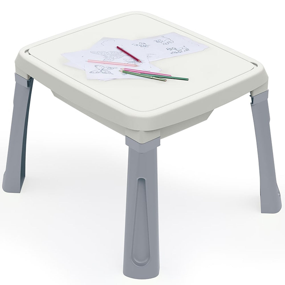 Dolu: 3-In-1 Activity Table: Sand, Water & Creativity - White, Green, Yellow