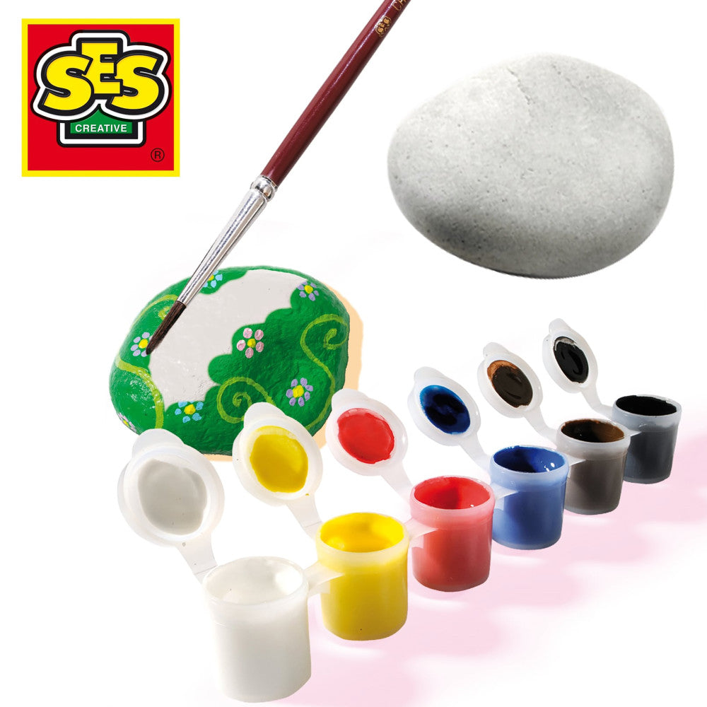 SES Creative: Painting Stones Kit - DIY Rock Painting, Art & Craft Set