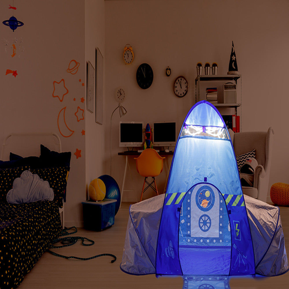Fun2Give Pop-It-Up Rocket Play Tent with Integrated Lights