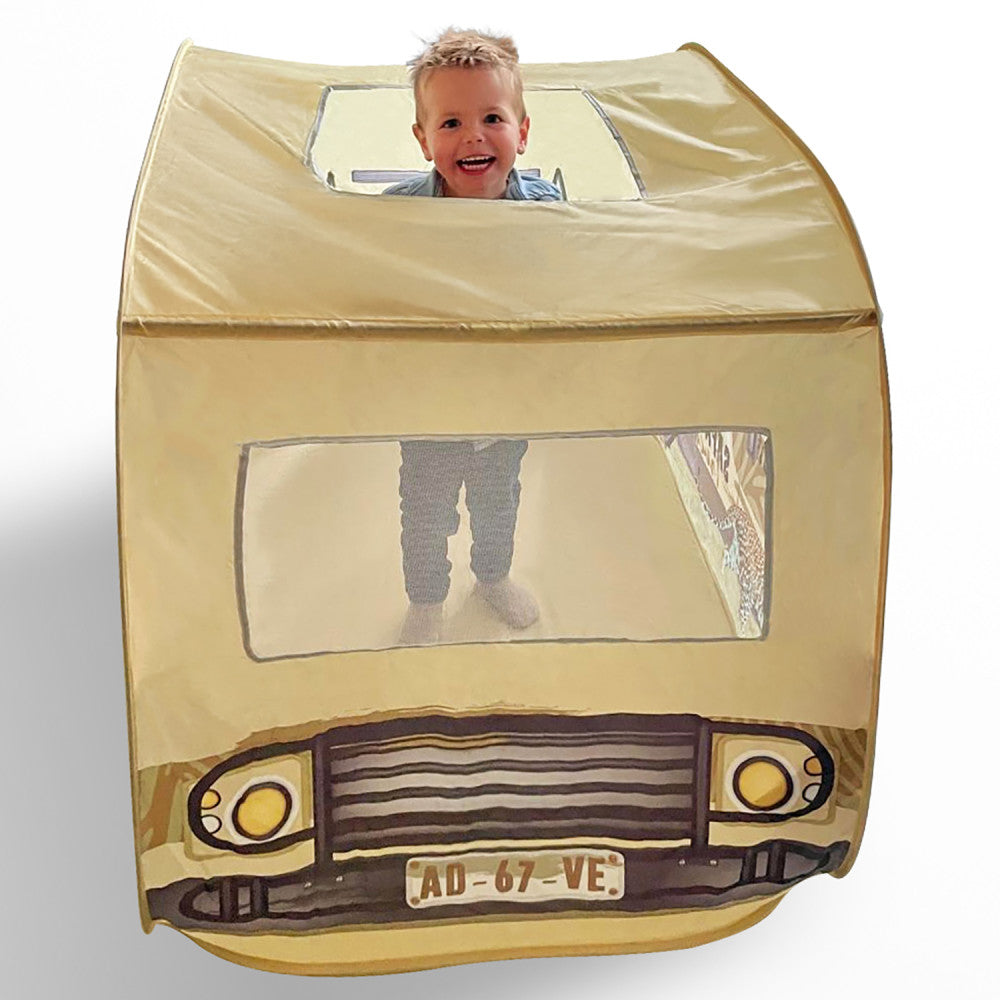 Pop It Up: Safari Truck Tent - Pop-Up Playhouse, Wildlife Animal Themed Design