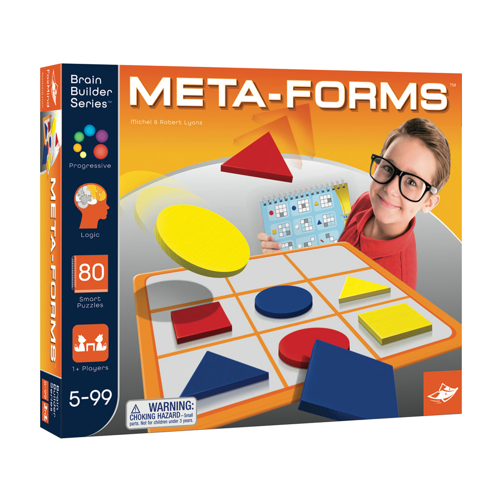 FoxMind Meta-Forms Logic Builder Puzzle Game - 80 Puzzles