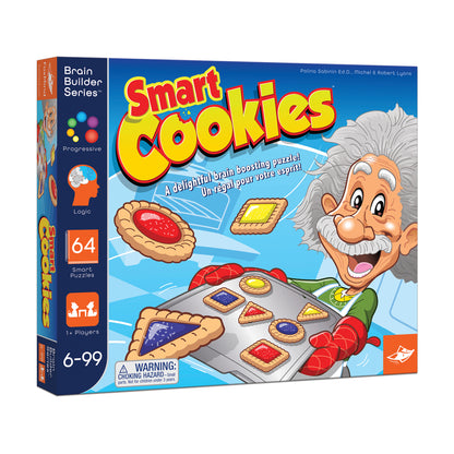 FoxMind Smart Cookies Brain-Boosting Logic Game - 64 Puzzles