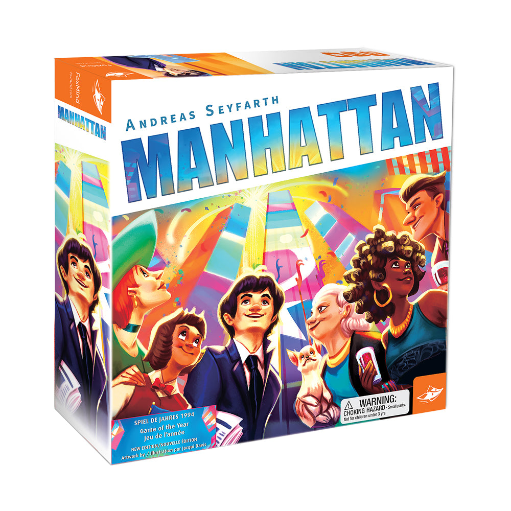 Manhattan Skyline Building Strategy Board Game by FoxMind